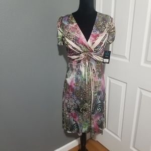 Multi-Print Casual Dress